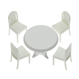 Maxbell 1/20 Scale Table and Chairs Furniture Model Building Kits Sand Table Accs A