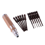 Maxbell 12 In 1 Hex Screwdriver Repair Tools Set for RC DJI Helicopter Drone Golden