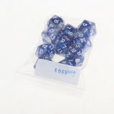 Maxbell 10 Pack of Twenty Sided Dice D20 Playing D&D RPG Party Games Dices Blue