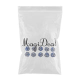 Maxbell Multi-sided Dice Polyhedron Dice D12 for D&D TRPG Table Game Blue+Grey