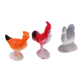 Maxbell Simulation Poultry Farm Animal Models Sand Table Scene Kids Toys Gift