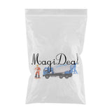 Maxbell 1/50 Engineering Car Truck Vehicle Model Construction Blue Agitating Lorry