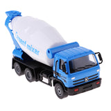 Maxbell 1/50 Engineering Car Truck Vehicle Model Construction Blue Agitating Lorry