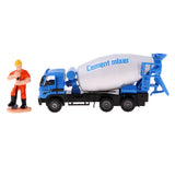 Maxbell 1/50 Engineering Car Truck Vehicle Model Construction Blue Agitating Lorry