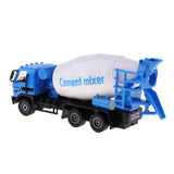 Maxbell 1/50 Engineering Car Truck Vehicle Model Construction Blue Agitating Lorry