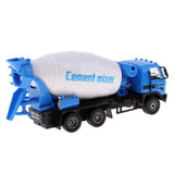 Maxbell 1/50 Engineering Car Truck Vehicle Model Construction Blue Agitating Lorry