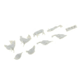 Maxbell 1/35 Scale Miniature Animal Pig Chicken Duck Rabbit Model for Scene Building