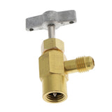 Maxbell R134a AC Refrigerant Can Bottle Tap Opener Dispenser 1/2 ACME Thread