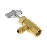 Maxbell R134a AC Refrigerant Can Bottle Tap Opener Dispenser 1/2 ACME Thread