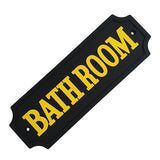 Maxbell PVC Rubber Bathroom Door Sign Wall Plaque for Home Hotel School Park