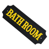 Maxbell PVC Rubber Bathroom Door Sign Wall Plaque for Home Hotel School Park