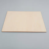 Maxbell Blank Wooden Discs Cutout 3mm Thick for DIY Craft  Rectangle