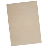 Maxbell Blank Wooden Discs Cutout 3mm Thick for DIY Craft  Rectangle