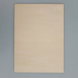 Maxbell Blank Wooden Discs Cutout 3mm Thick for DIY Craft  Rectangle