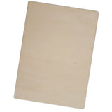 Maxbell Blank Wooden Discs Cutout 3mm Thick for DIY Craft  Rectangle