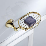 Maxbell Bathroom Shower Soap Box Dish Tray Plate Holder Case Container Gold B Netty