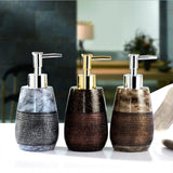 Maxbell 260ml Creative Resin Soap Dispenser Bathroom Hand Shower Emulsion Bottle 3