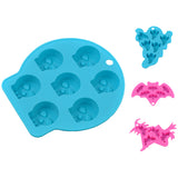 Maxbell Silicone Fondant Mold Cake Decorating Chocolate Sugarcraft Mould  Skull