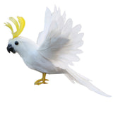 Maxbell Artificial Bird Flying Parrot Wings Home Art Decor 7.9inch White