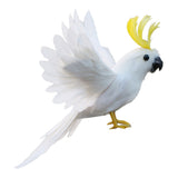 Maxbell Artificial Bird Flying Parrot Wings Home Art Decor 7.9inch White