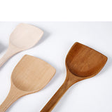 Maxbell Wood Cooking Spatula Shovel Kitchen Spatula Cookware Paint Beech 38cm