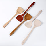 Maxbell Wood Cooking Spatula Shovel Kitchen Spatula Cookware Paint Beech 38cm