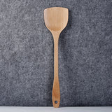 Maxbell Wood Cooking Spatula Shovel Kitchen Spatula Cookware Paint Beech 38cm