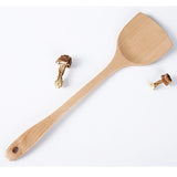 Maxbell Wood Cooking Spatula Shovel Kitchen Spatula Cookware Paint Beech 38cm