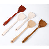 Maxbell Wood Cooking Spatula Shovel Kitchen Spatula Cookware Paint Beech 38cm