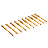 Maxbell 10 Pieces Crossed Hex Shank Ceramic Tile Glass Drill Bits Quick Bit Set 5mm