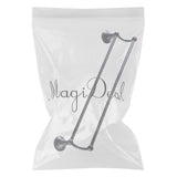 Maxbell Wall Mounted Brass Towel Rack Bathroom Storage Bath Double Towel Bar Black