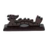 Maxbell Wooden Calligraphy Brush Pen Rack Holder Stand Based Dragon 125x30mm