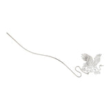 Maxbell Retro Phoenix Alloy Hairpin Woman Hair Stick Headdress Jewelry Craft Silver