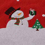 Maxbell Christmas Chair Cover Snowman Dinner Table Home Party Decorations White