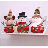 Maxbell Christmas Knit Plush Doll Gift Toy Christmas Ornament Home Decor Snowman