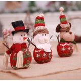 Maxbell Christmas Knit Plush Doll Gift Toy Christmas Ornament Home Decor Snowman