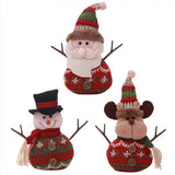 Maxbell Christmas Knit Plush Doll Gift Toy Christmas Ornament Home Decor Snowman