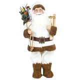 Maxbell Christmas Plush Santa Claus Doll Gift Toy Christmas Ornament  23 x 8 x 60cm