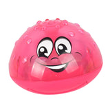 Maxbell Automatic Water Spray Ball Kids Baby Bath Toy with Light, Music Red