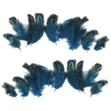 Maxbell Pheasant Feathers for Craft Mask Hat 3-6cm 50pcs