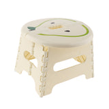 Maxbell Portable Folding Step Stool Foldable Foostool for Kids Beige-S (Pear)