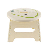 Maxbell Portable Folding Step Stool Foldable Foostool for Kids Beige-S (Pear)
