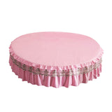 Maxbell Light Pink Bed Skirt Bed Cover Bedspread Sheet Machine Washable M