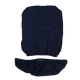 Maxbell Solid Stretch Spandex Slipcover Office Computer Chair Cover Navy