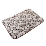 Maxbell Bathroom Bath Mat Kitchen Doormat Entrance Rug Floor Carpet Coffee 60x40cm