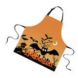 Maxbell Halloween Apron, Unisex Kitchen Bib Apron Adjustable Neck Cooking Gift B