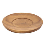 Maxbell Wooden Drink Coasters Wood Cup Mat Pad Round Glass Cushion Placemat Walnut