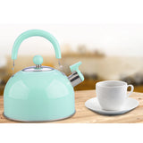 Maxbell 2.5L Stainless Steel Whistling Tea Kettle Coffee Kitchen Induction Green