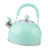 Maxbell 2.5L Stainless Steel Whistling Tea Kettle Coffee Kitchen Induction Green