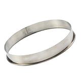 Maxbell Stainless Steel Pastry Rings Metal Ring Mold for Pizza Baking Pans 7inch